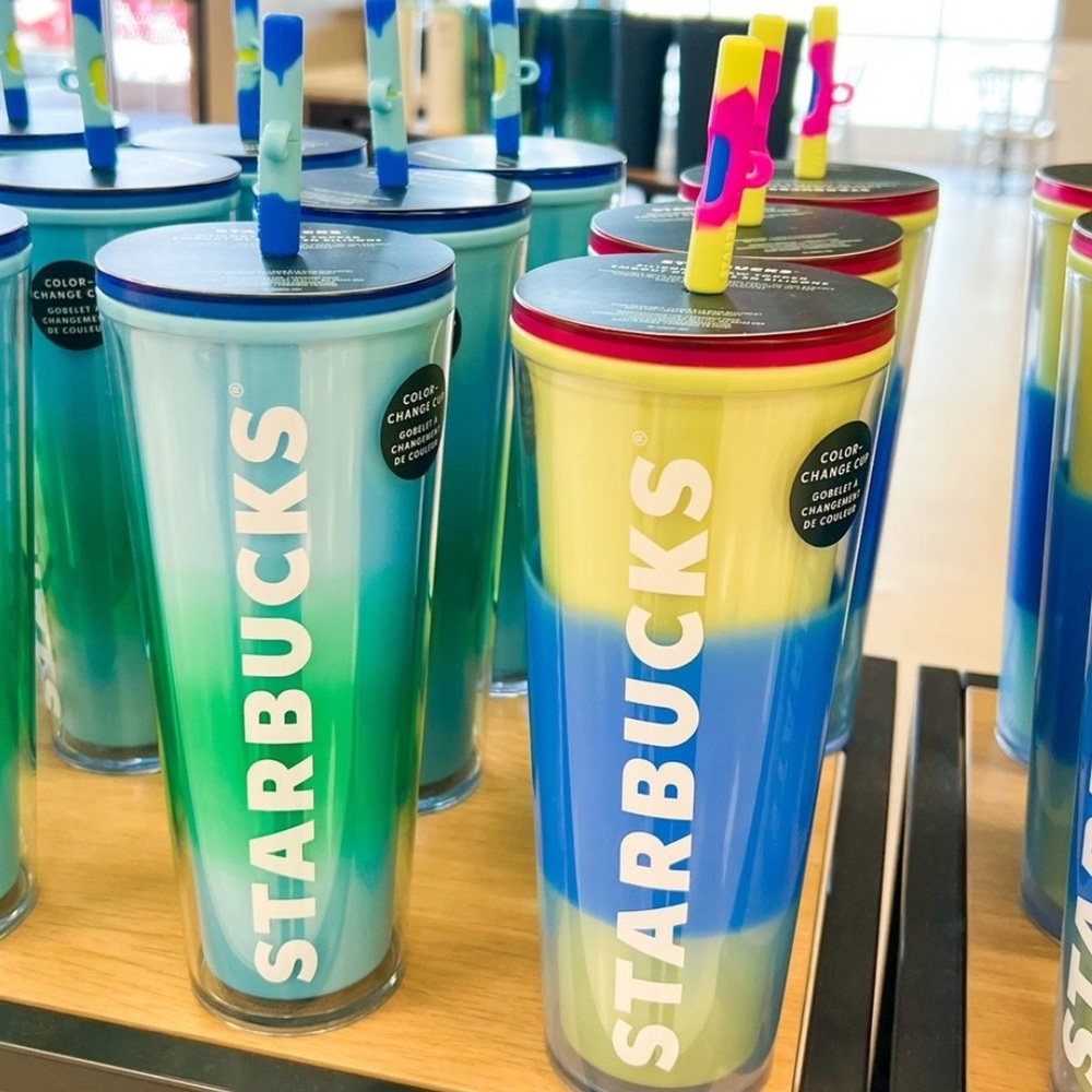 Starbucks Citrus Blossom Wave color changing cup tumbler